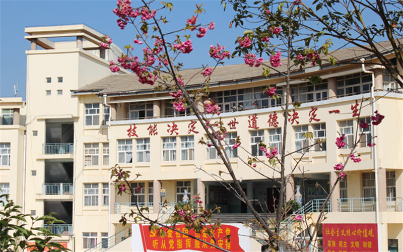 云南新兴职业学院_校园风光_学校景色