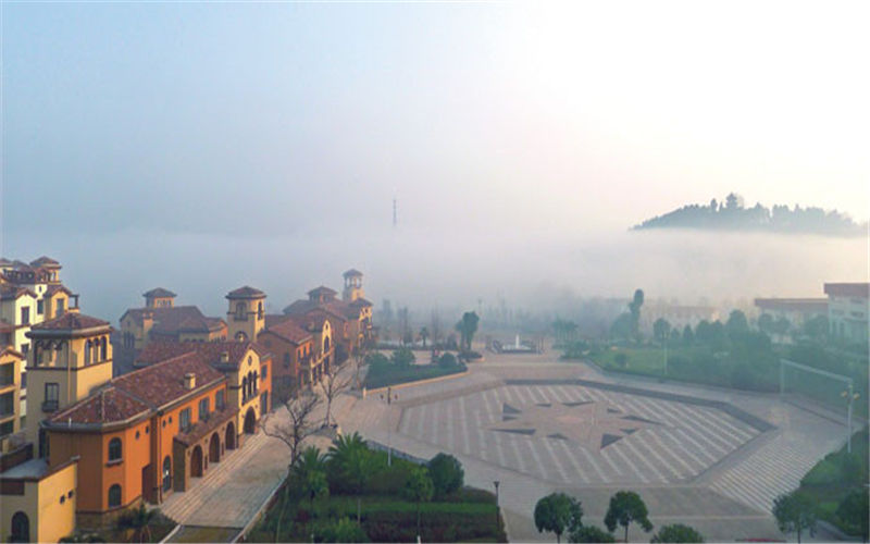 四川工业科技学院_校园风光_365电子游戏(中国)官方网站景色