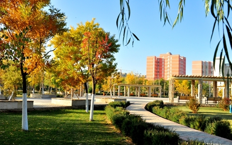 河西学院_校园风光_学校景色