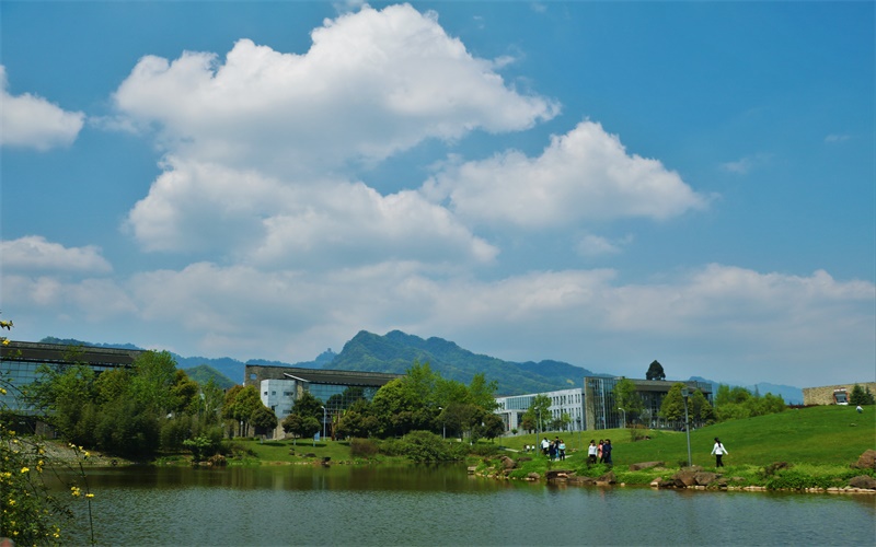 成都东软学院_校园风光_学校景色