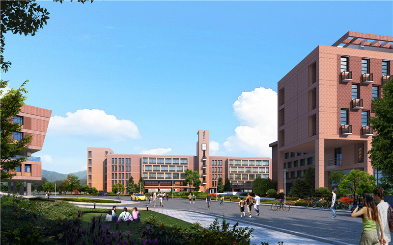 湖北师范大学文理学院_校园风光_学校景色