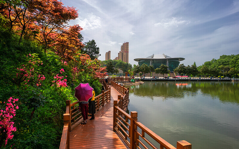 信阳师范大学_校园风光_学校景色