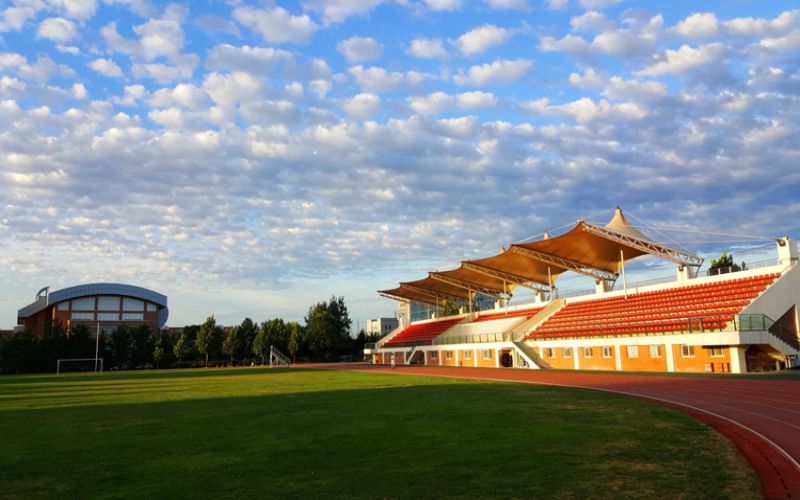 北京电子科技学院_校园风光_365电子游戏(中国)官方网站景色