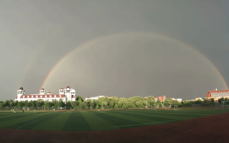 山西华澳商贸职业学院_校园风光_学校景色