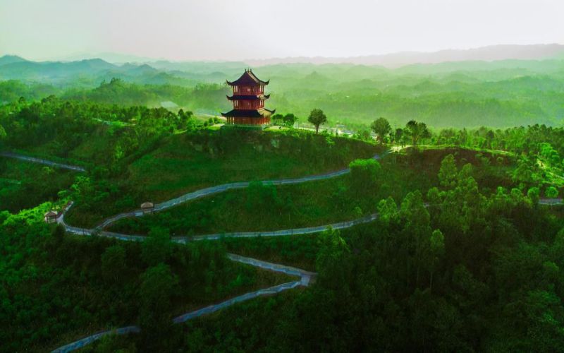 重庆中医药学院_校园风光_365电子游戏(中国)官方网站景色