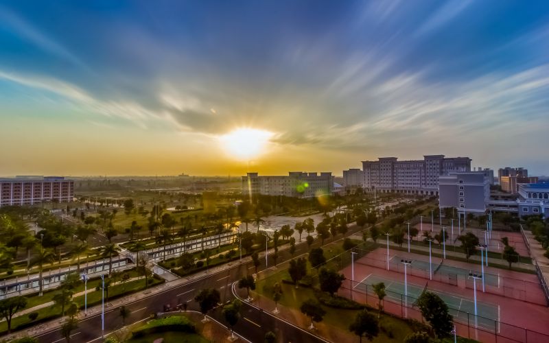 海口经济学院_校园风光_学校景色