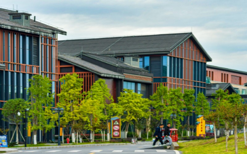 四川工业科技学院_校园风光_学校景色