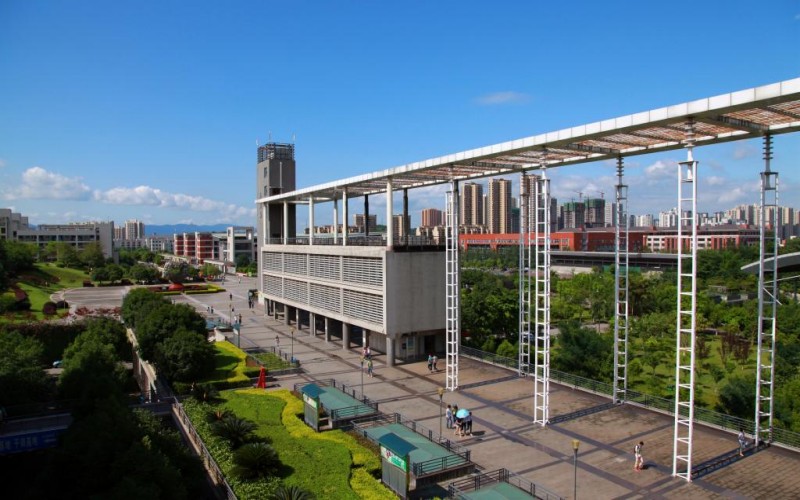重庆电子工程职业学院_校园风光_学校景色