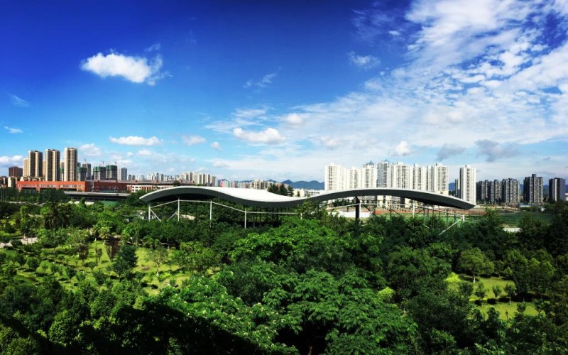 重庆电子工程职业学院_校园风光_学校景色