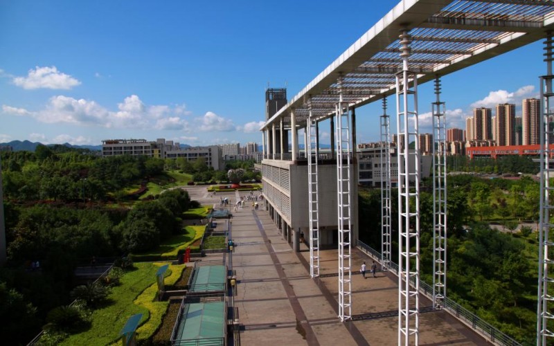 重庆电子工程职业学院_校园风光_学校景色