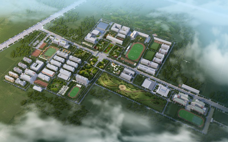 西安科技大学高新学院_校园风光_学校景色